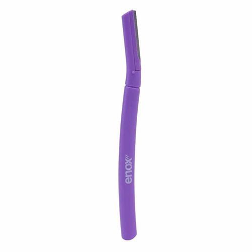 Navalha Facial Ricca Enox Dermaplaning Cor Azul e Roxo 4 Unidades