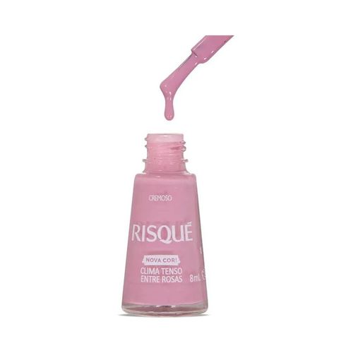 Esmalte Risqué Cremoso Cor Clima Tenso Entre Rosas 8ml