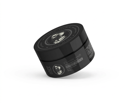 Pomada Capilar Modeladora Cheiro Doce Alta Fixação Super Black 100g