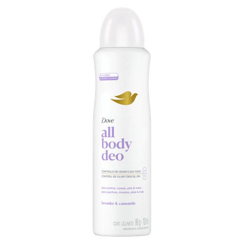 Desodorante Aerosol Dove All Body Lavender e Camomile 150ml