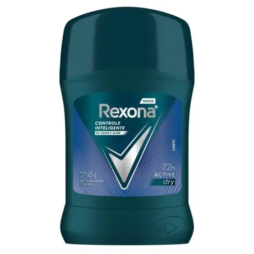 Desodorante Stick Masculino Rexona Active Dry 45g