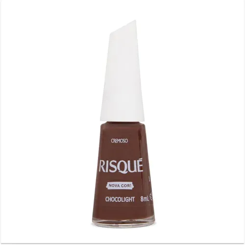 Esmalte Risqué Cremoso Cor Chocolight 8ml