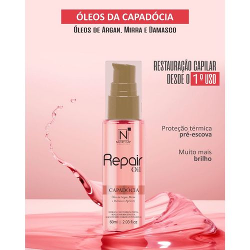 Óleo Capilar Depimiel Nutry Cap Capadócia Argan e Mirra 60ml