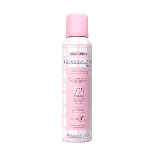 Desodorante Aerosol Feminino Giovanna Baby Classic 150ml