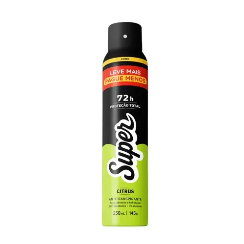 Desodorante Aerosol Masculino Cimed Super Citrus 150ml