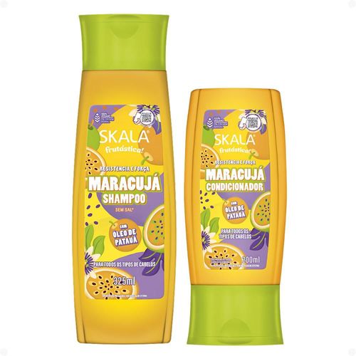 Kit Skala Frutástica Maracujá Shampoo 325ml + Condicionador 200ml