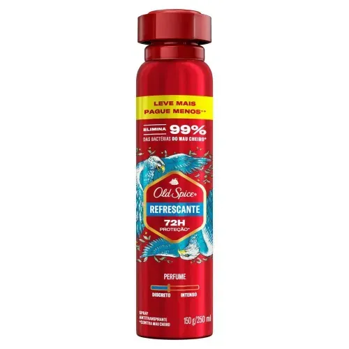Desodorante Aerosol Masculino Old Spice Sândalo e Frutas Vermelhas 250ml