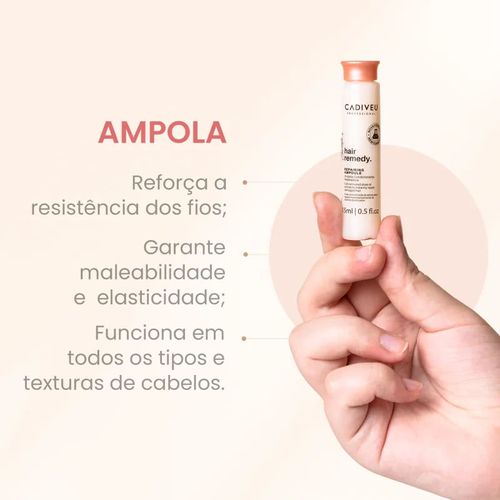 Ampola Capilar Cadiveu Essentials Hair Remedy 15ml