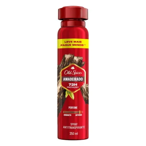 Desodorante Aerosol Masculino Old Spice Amadeirado 250ml