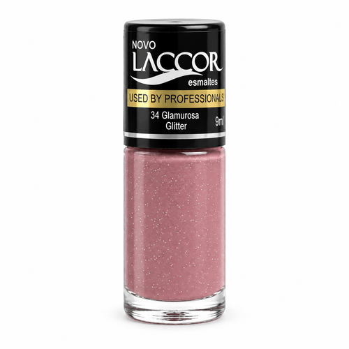 Esmalte Laccor Cor Glamourosa Glitter 9ml