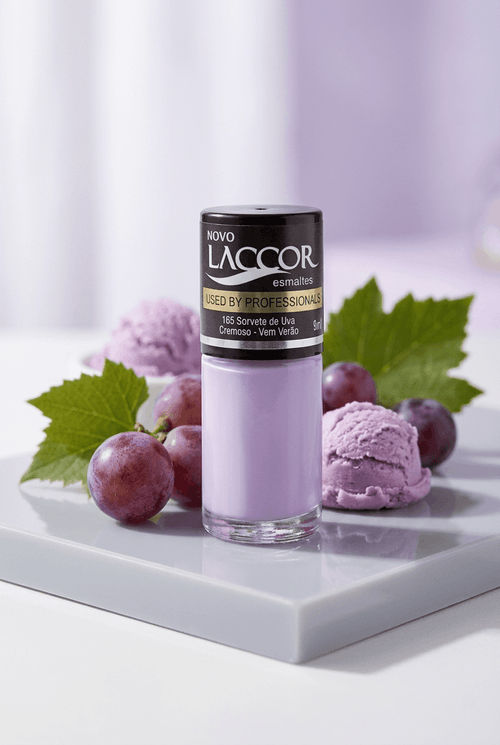 Esmalte Laccor Cor Sorvete de Uva 9ml