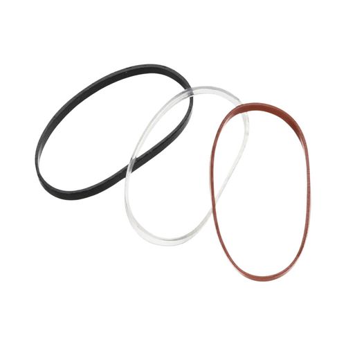 Elásticos de Cabelo Ricca Invisíveis Cor Transparente 200 Unidades