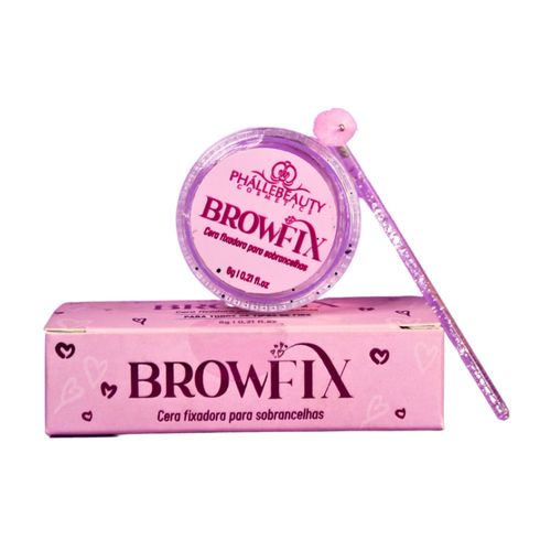 Cera Fixadora para Sobrancelhas Phallebeauty Browfix Cor Incolor 8g