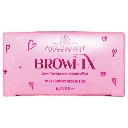 Cera Fixadora para Sobrancelhas Phallebeauty Browfix Cor Incolor 8g