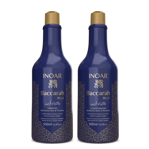 Kit Inoar Baccarah Blue Shampoo 500ml + Condicionador 500ml