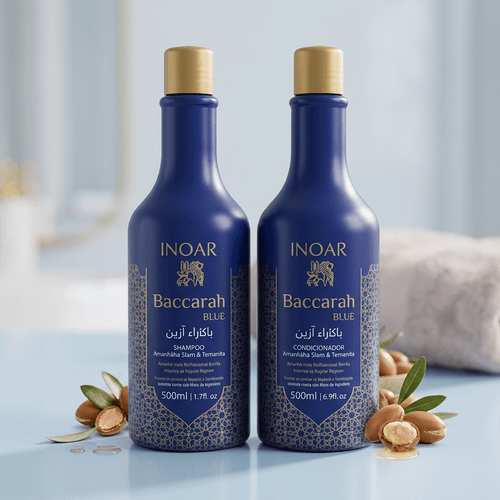 Kit Inoar Baccarah Blue Shampoo 500ml + Condicionador 500ml