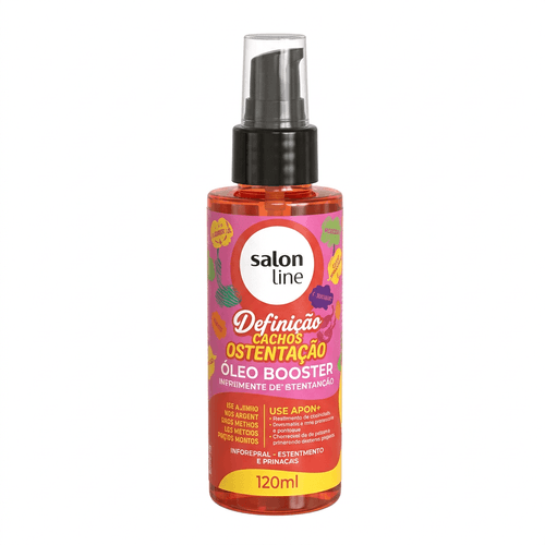 Óleo Capilar Salon Line Booster Definição Cachos Ostentação 120ml