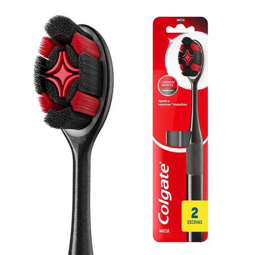 Escova Dental Colgate Luminous White 2 Unidades