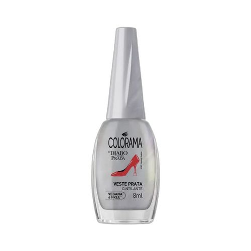 Esmalte Colorama Diabo Veste Prada Cor Veste Prata 8ml