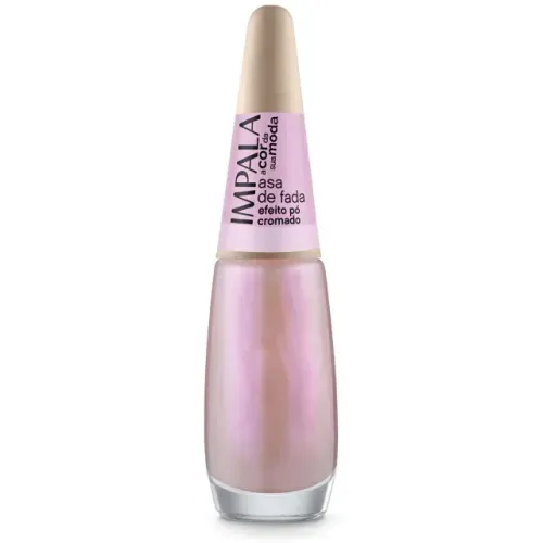 Esmalte Impala A Cor da Sua Moda Efeito Pó Cromado Cor Asa de Fada 7,5ml