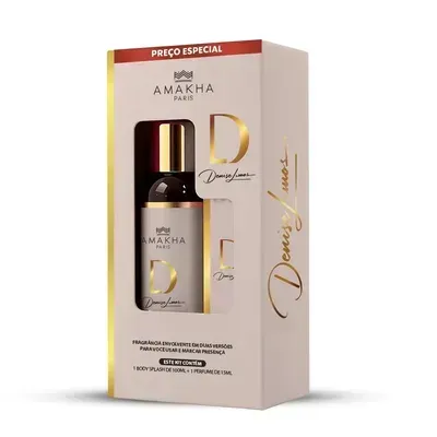 Kit Amakha D Body Splash 100ml + Perfume 15ml