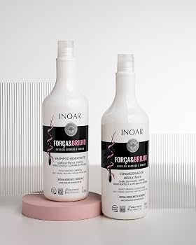 Kit Inoar Força e Brilho Shampoo 500ml + Condicionador 500ml