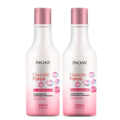 Kit Inoar Glycolic Shampoo 500ml + Condicionador 500ml