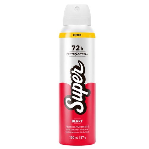 Desodorante Aerosol Feminino Cimed Super Berry 150ml
