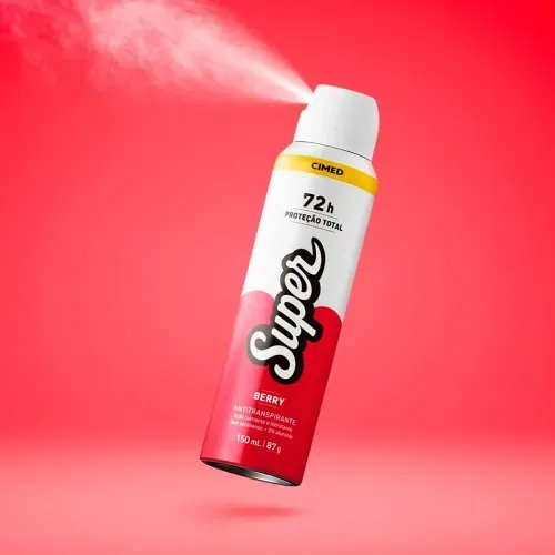 Desodorante Aerosol Feminino Cimed Super Berry 150ml