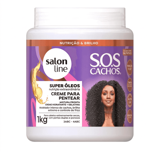 Creme de Pentear Salon Line S.O.S Super Óleos 1kg