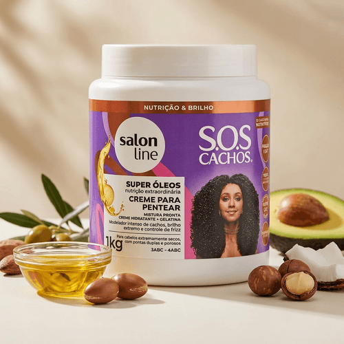 Creme de Pentear Salon Line S.O.S Super Óleos 1kg