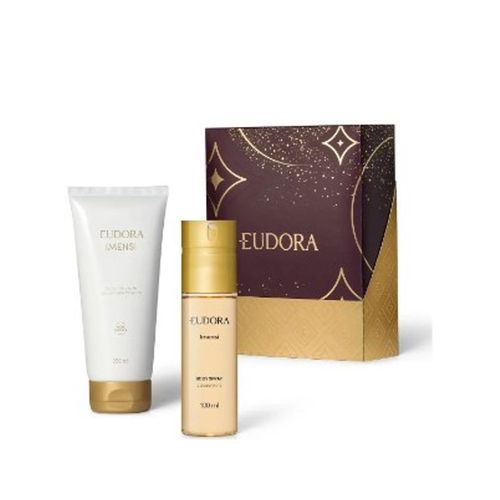 Kit Eudora Imensi Body Spray 100ml + Loção Corporal 200ml