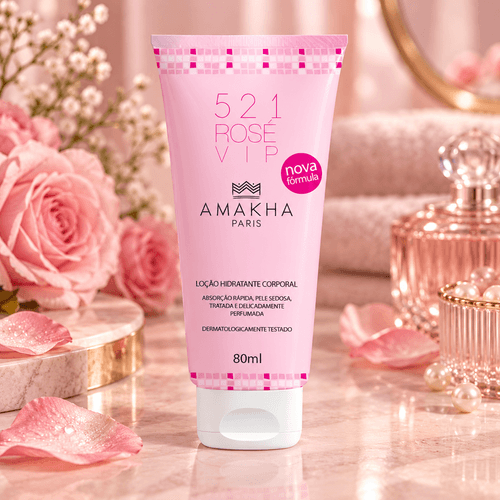Hidratante Corporal Feminino Amakha Paris 251 Vip Rose 80ml