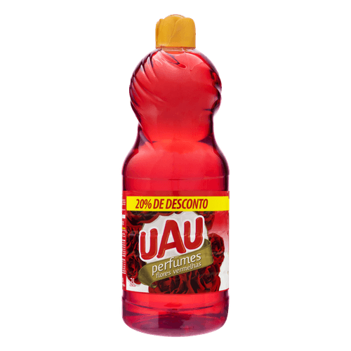 Desinfetante Antibacteriano UAU Flor Frutas Vermelhas 2L