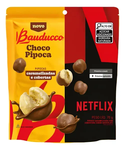 Snack Choco Pipoca Bauducco 40g