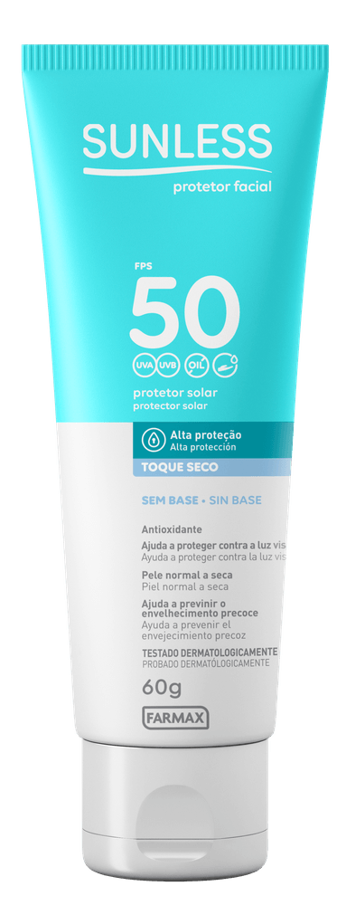 Protetor Solar Facial em Creme Sunless com FPS 50 60g