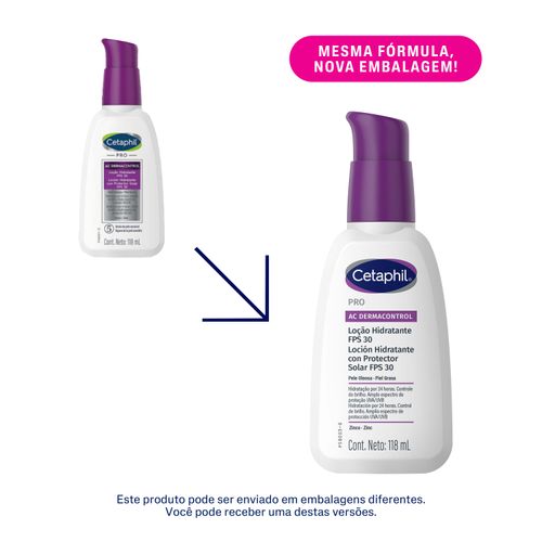 Loção Hidratante Facial Cetaphil Pro AC Control com FPS 30 118ml