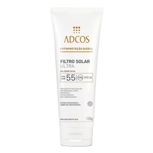 Protetor Solar em Gel Creme Adcos com FPS 55 120g