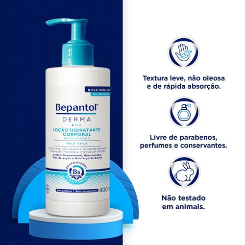 Loção Corporal Bepantol Derma com Dexpantenol 400ml