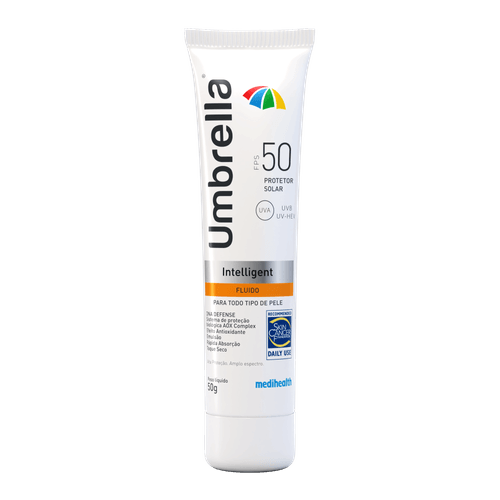 Protetor Solar Facial em Loção Megalabs Umbrella Intelligent com FPS 50 50g