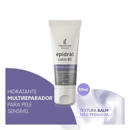 Protetor Solar Facial em Creme Mantecorp Epidrat Calm B5 com FPS 50 50ml