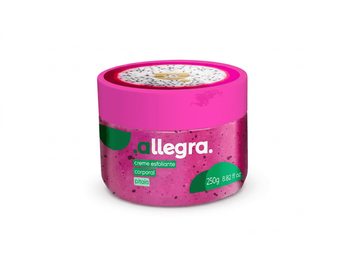 Creme Esfoliante Corporal Allegra Pitaia 250g