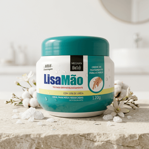 Hidratante para Pés em Creme Bio Soft Lisa Mão com 10% de Ureia 120g