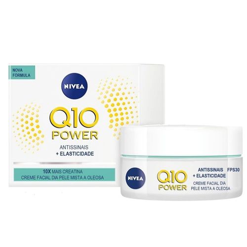 Hidratante Facial em Creme Nivea Q10 Antissinais Diurno 50g