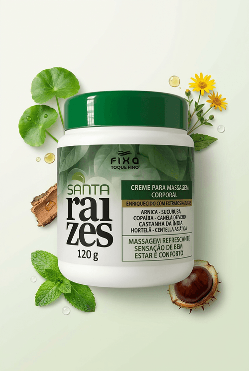 Creme de Massagem Corporal Estrela Santa Raiz 120g