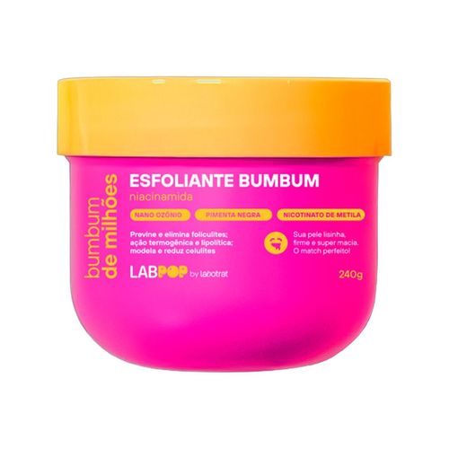 Esfoliante Corporal em Creme Labotrat Labpop Bumbum de Milhões com Niacinamida 240g