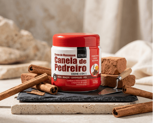 Hidratante Corporal em Creme Estrela Canela de Pedreiro 120g