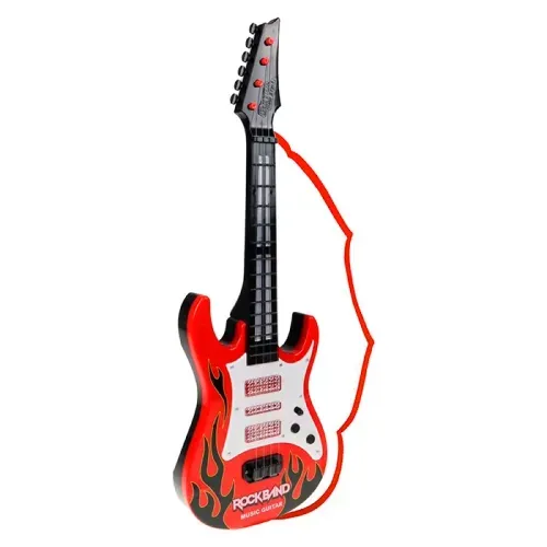 Brinquedo Infantil Guitarra Musical Star Rock Show com Luzes 52cm