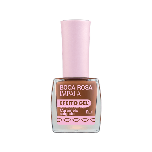 Esmalte Impala Boca Rosa Efeito Gel Cor Caramelo Salgado 11ml