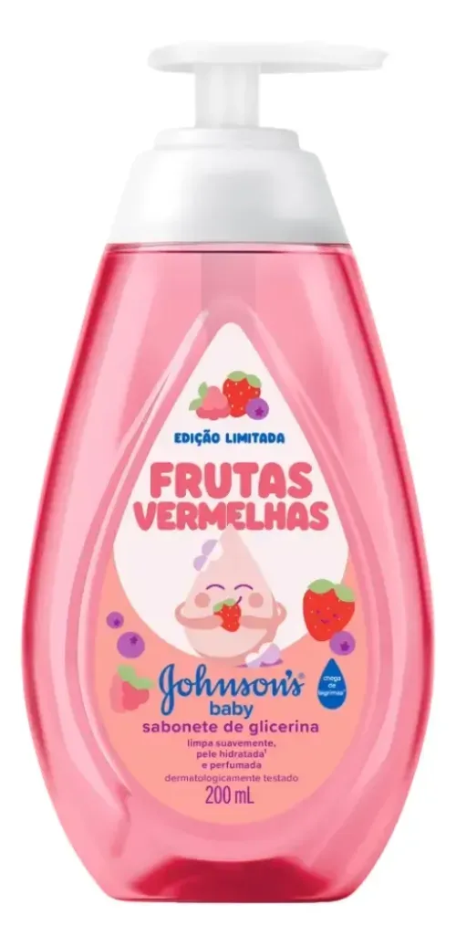 Sabonete Líquido Johnson's Baby Frutas Vermelhas 200ml